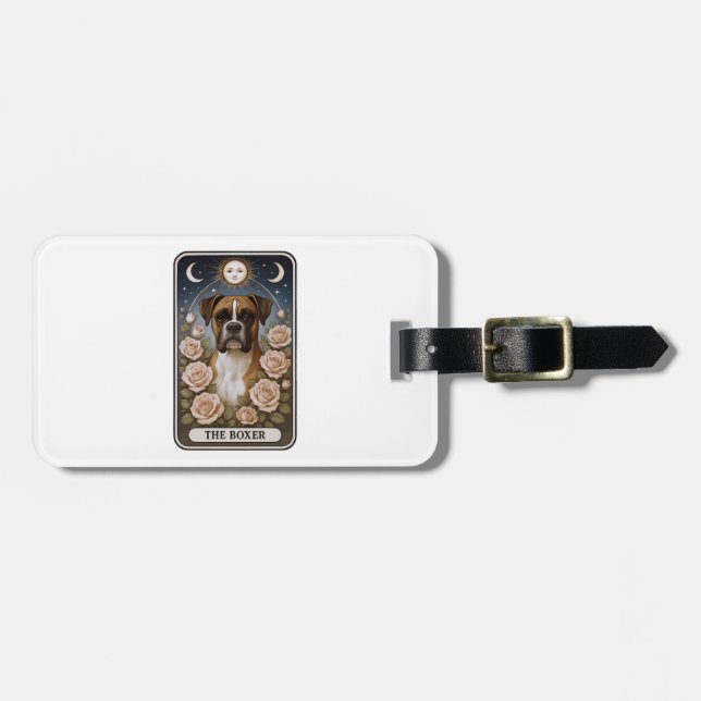 Boxer Luggage Tag (Front Horizontal)