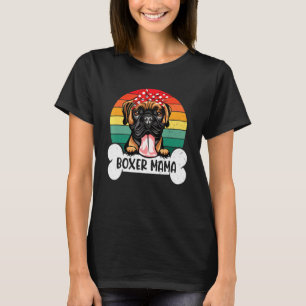 Boxer Mama Dog Mum T-Shirt