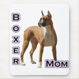 Boxer Mum 4 Mouse Pad