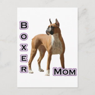 Boxer Mum 4 Postcard