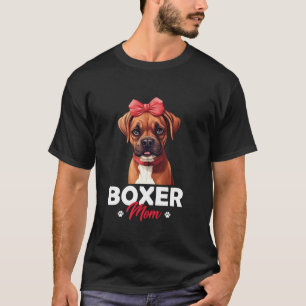 Boxer Mum Boxer Dog Mother s Day Long Sleeve T Shi T-Shirt