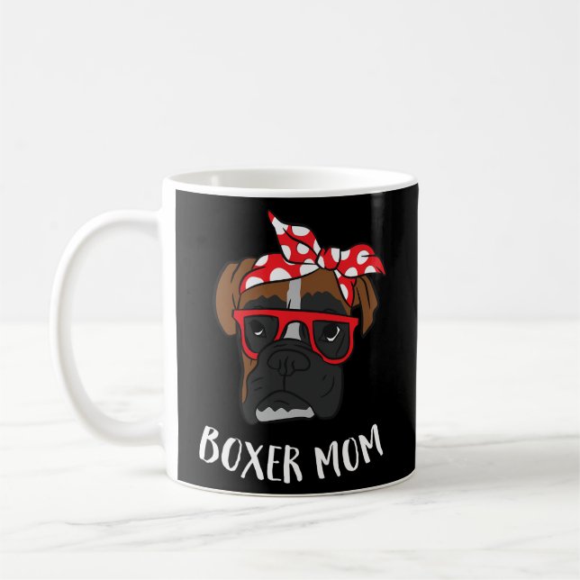 Boxer Mum Boxer Mama For Boxer Mum Coffee Mug (Left)
