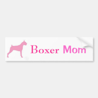 Boxer Mum Bumper Sticker