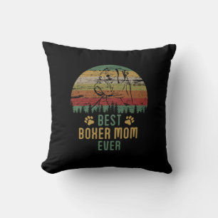 Boxer mum cushion
