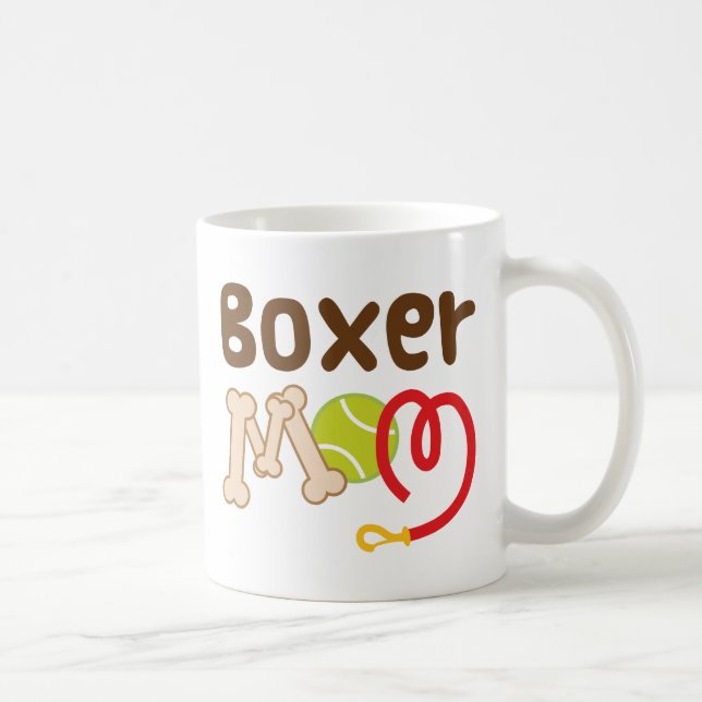 Boxer Mum (Dog Breed) Gift Coffee Mug (Right)