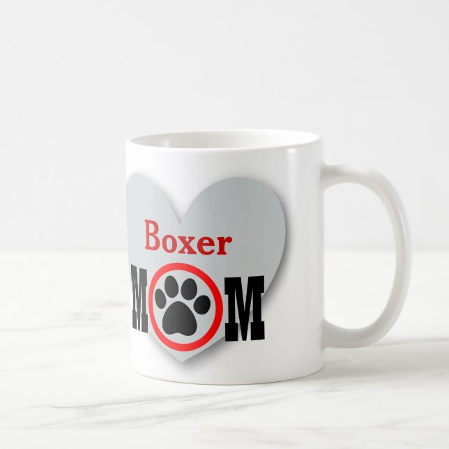 Boxer Mum Dog Lover Gift B02 Coffee Mug (Right)