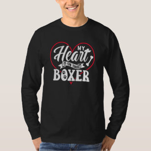 Boxer Mum Paw Heart T-Shirt