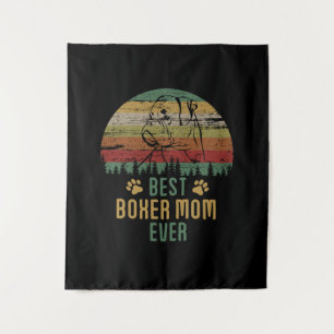 Boxer mum tapestry