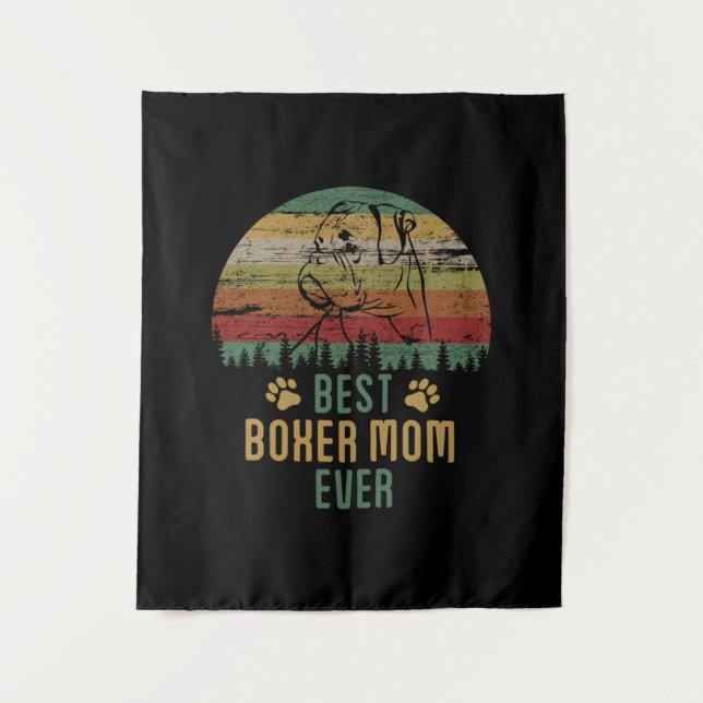 Boxer mum tapestry (Front)