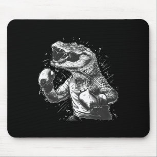 Boxer Octopus Lover Ocean Sea Creature Kickboxing Mouse Pad