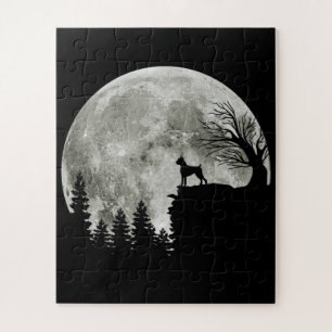 Boxer On Mountain Cool Halloween Gifts For Her Jigsaw Puzzle