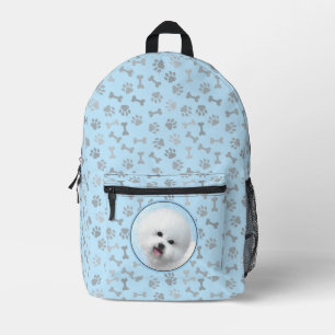 Boxer Painting - Cute Original Dog Art Printed Backpack