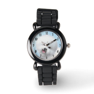 Boxer Painting - Cute Original Dog Art Watch