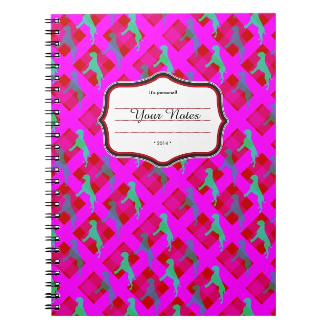 Boxer Pop: Bold & Abstract Art Series Notebook (Front)