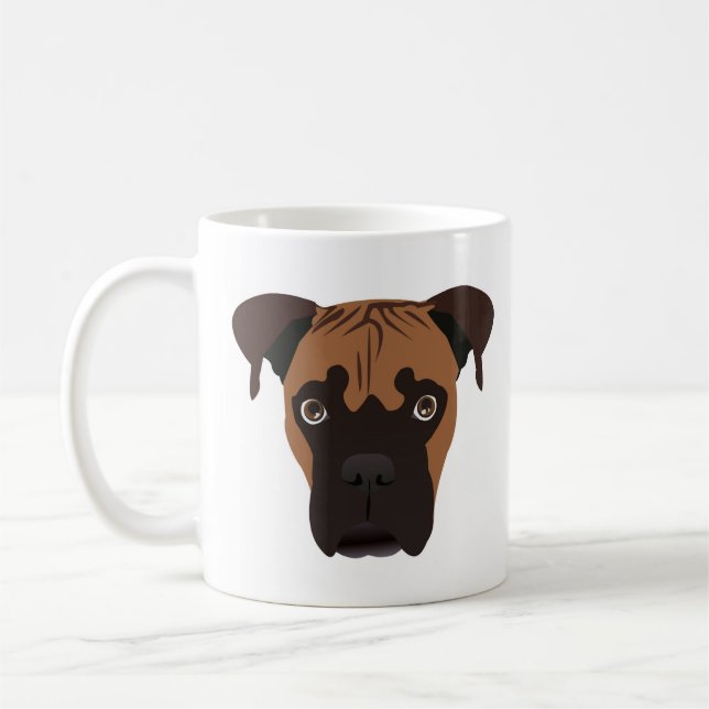 Boxer Puppy Coffee Mug (Left)