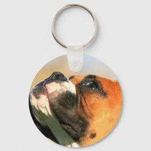 Boxer Puppy keychain