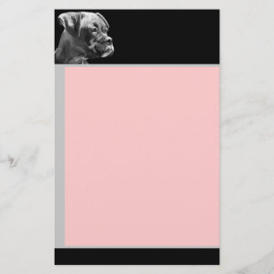 Boxer puppy stationary stationery