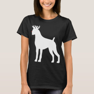 Boxer Reindeer Christmas Dog T-Shirt