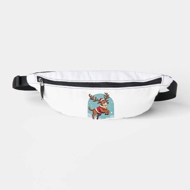 Boxer Reindeer Dash Bum Bags (Front)