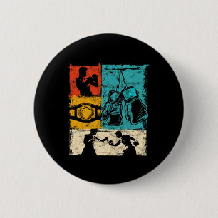 Boxer Retro Boys - Fun 6 Cm Round Badge