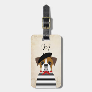 Boxer Retro Travel Luggage Tags