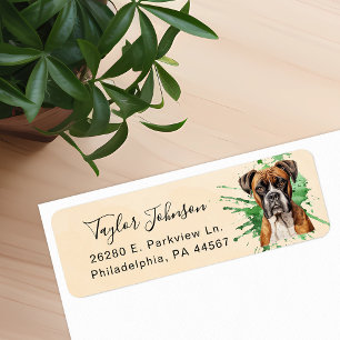 Boxer Return Address Label