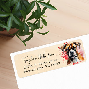 Boxer Return Address Label
