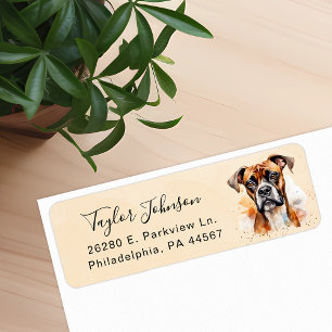 Boxer Return Address Label