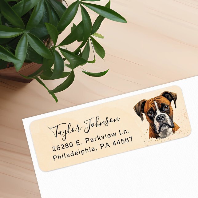 Boxer Return Address Label (Creator Uploaded)