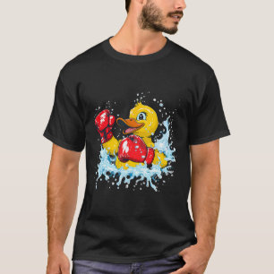 Boxer Rubber Duck With Boxing Gloves Kickboxing Fu T-Shirt