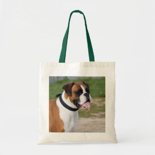 Boxer Sitting Tote Bag
