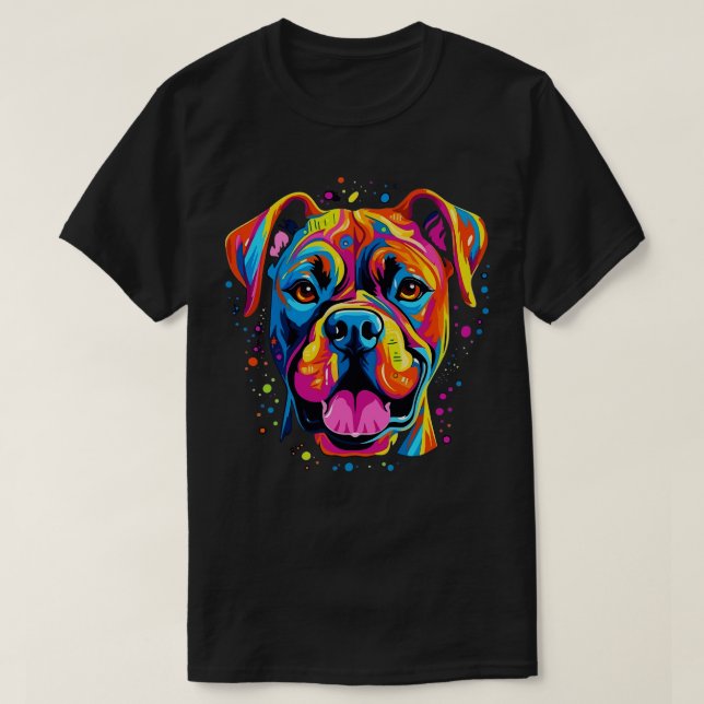 Boxer Smiling T-Shirt (Design Front)