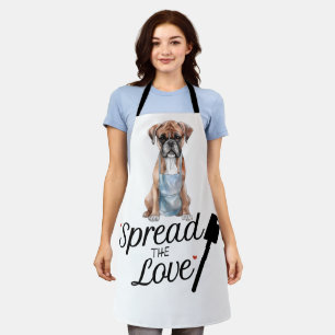 Boxer Spread The Love Apron