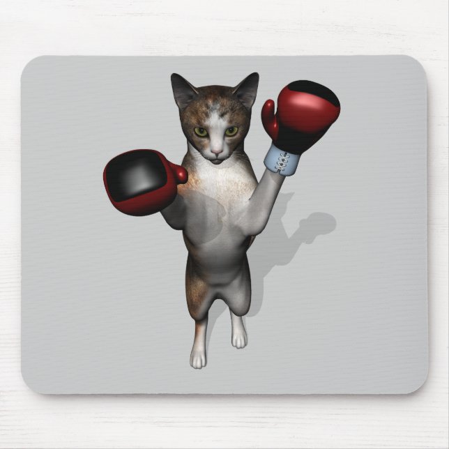 Boxer Tabby Mouse Pad (Front)