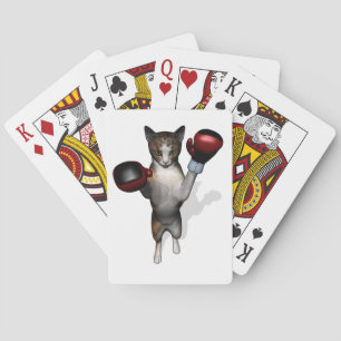Boxer Tabby Playing Cards