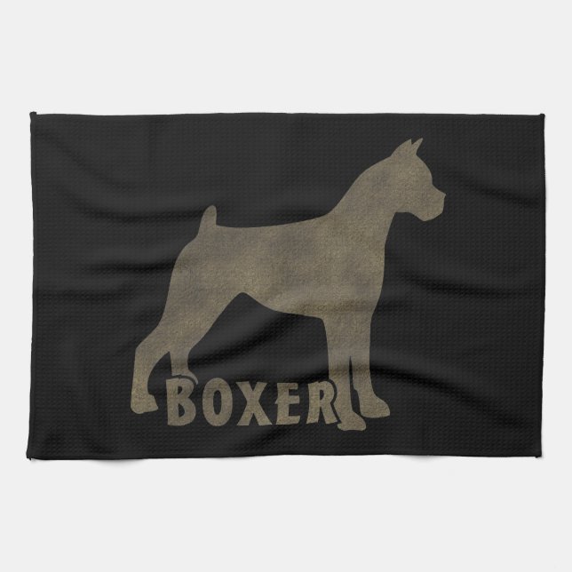 Boxer Tea Towel (Horizontal)