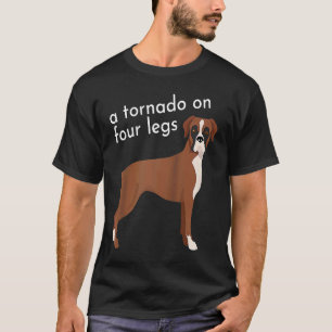 Boxer Tornado on Four Legs Raglan T-Shirt