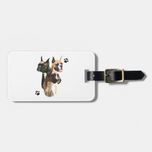 Boxer Trio Luggage Tag