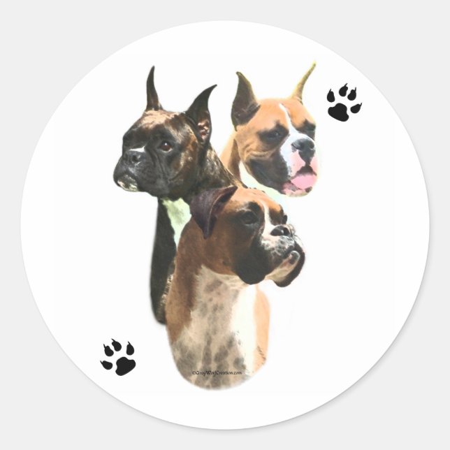 Boxer Trio - Sticker (Front)