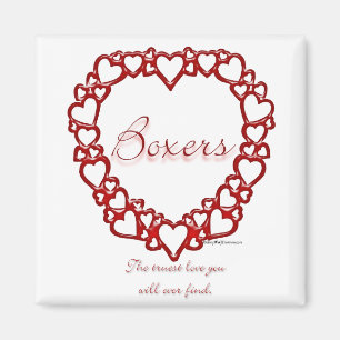 Boxer True Love Magnet