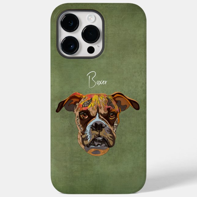 Boxer Ugly Face Case-Mate iPhone Case (Back)