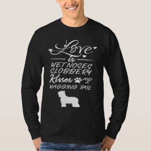 Boxer Uncropped Ehren Liebe mein Hund Saying Quote T-Shirt