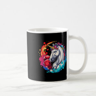 Boxer Unicorn With Boxing Gloves Kickboxing Funny Coffee Mug