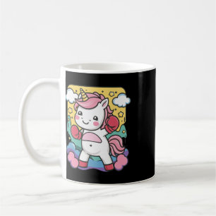 Boxer Unicorn With Boxing Gloves Loves Boxing Coffee Mug