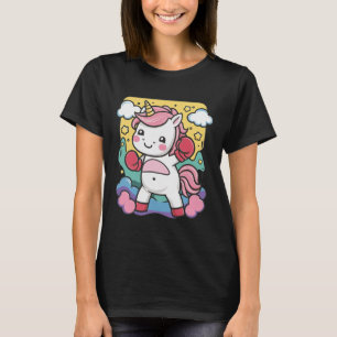 Boxer Unicorn With Boxing Gloves Loves Boxing T-Shirt