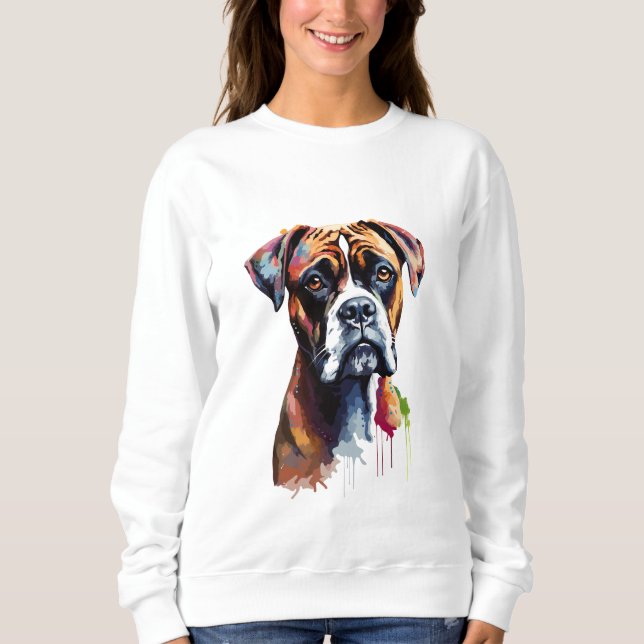 Boxer Vibrant and Colourful Sweatshirt (Front)