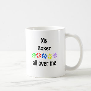 Boxer Walks Design Coffee Mug