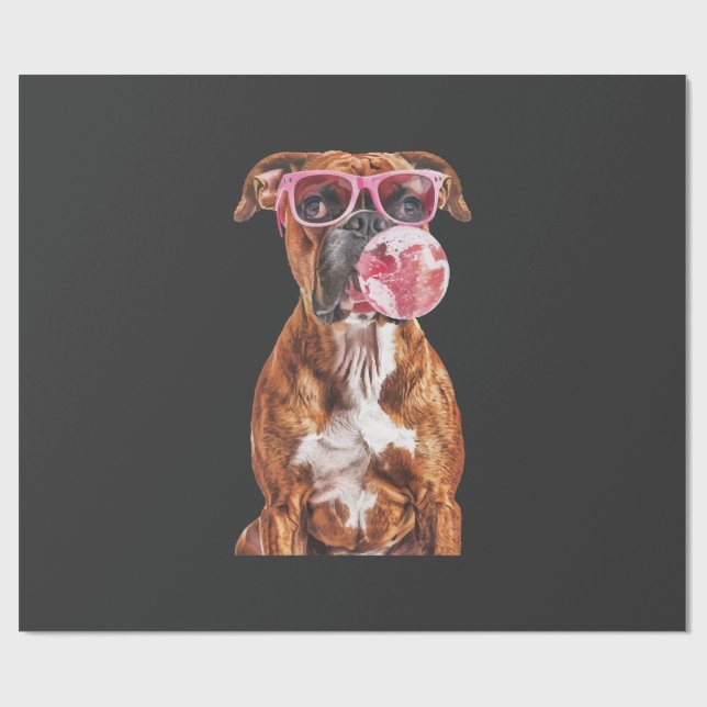 Boxer Wrapping Paper (Flat)
