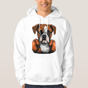 BoxerLoveK9's Designer Art Hoodie