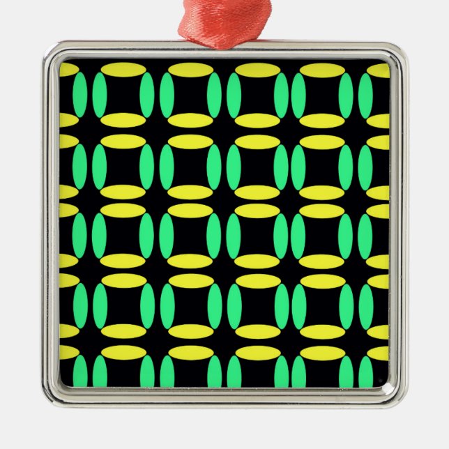 Boxes Metal Ornament (Front)